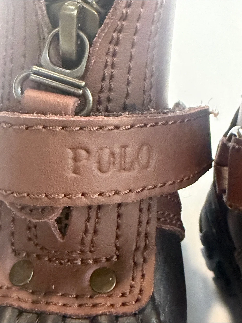 Polo Ralph Lauren Toddler Boys Sz 4 Leather Duck Boots Cold Weather NWT